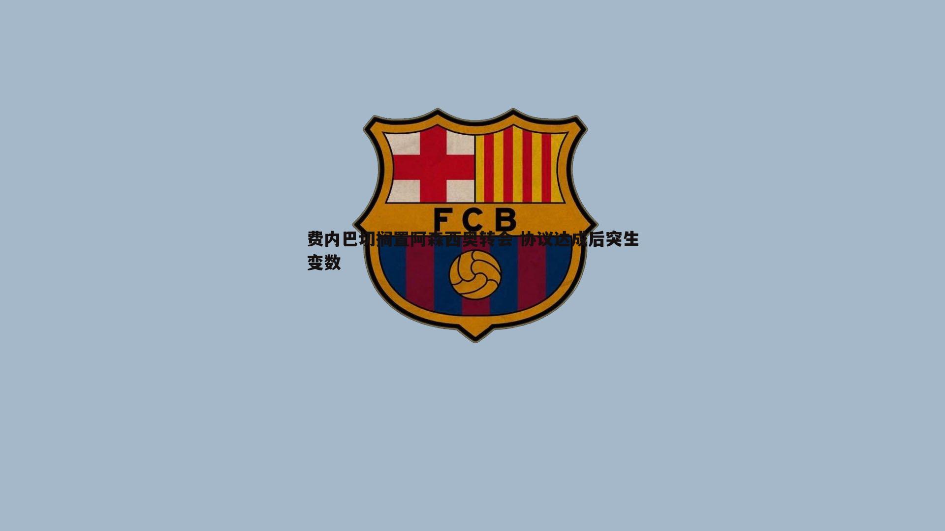 费内巴切搁置阿森西奥转会 协议达成后突生变数