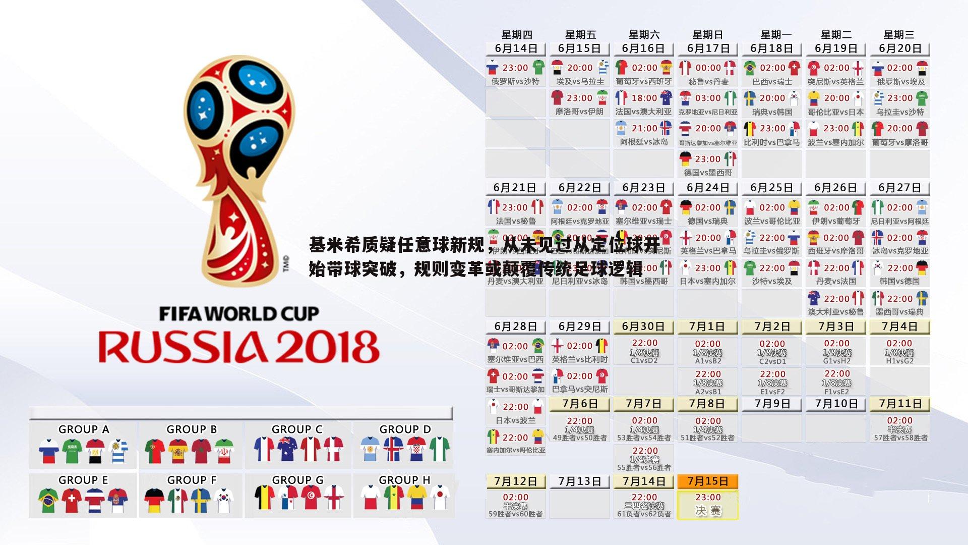 基米希质疑任意球新规,从未见过从定位球开始带球突破,规则变革或颠覆传统足球逻辑